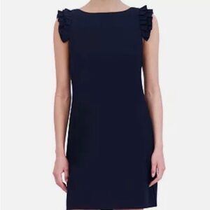 Jessica Howard Navy Ruffle Sleeve Mini Dress